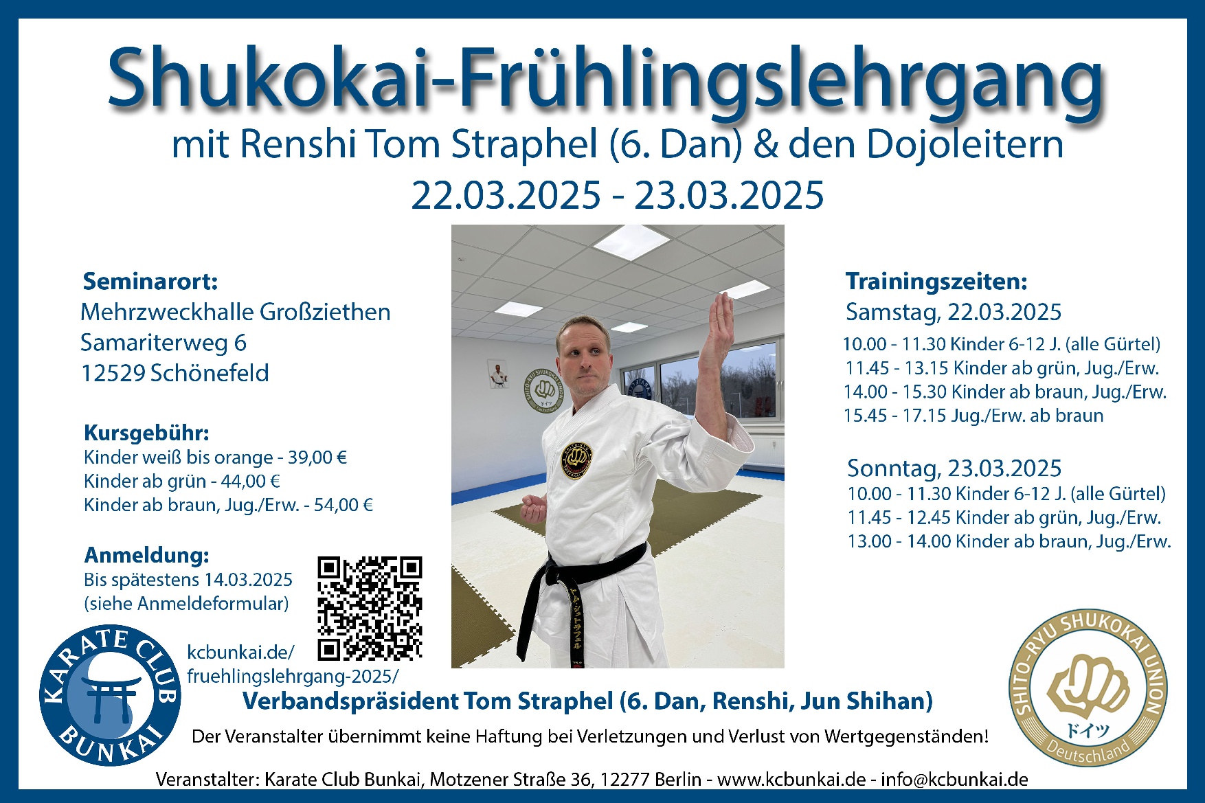 Frühlingslehrgang mit Tom Straphel Sensei // Karate Buchin