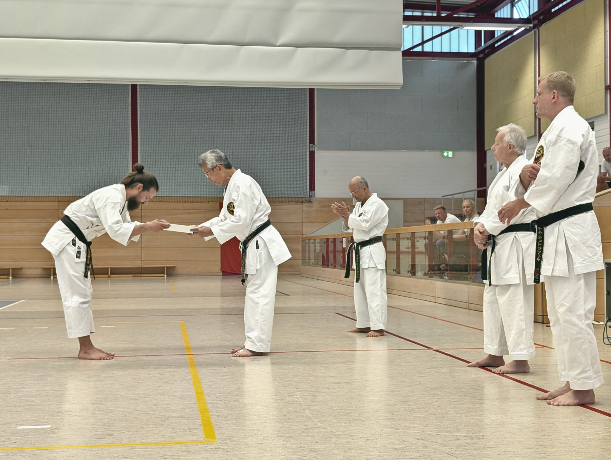 Herzlichen Glückwunsch an Arvid Buchin Sensei zur Ernennung zum Kenshi ...